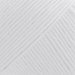 Fil DROPS Safran Uni Color - 50g - Blanc (17) Fil DROPS Safran Uni Color - 50g - Blanc (17)