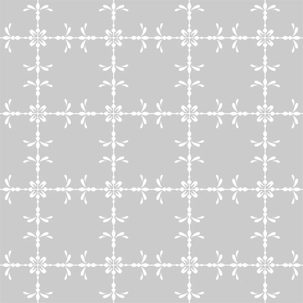 Toile cire textile Holm gris/blanc