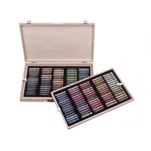 Master Box Pastel Tendre dans une boîte en bois - 150 pcs Master Box Pastel Tendre dans une boîte en bois - 150 pcs