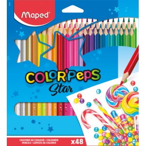 Set de crayons de couleur - Maped - Color´Peps 48-pack Set de crayons de couleur - Maped - Color´Peps 48-pack