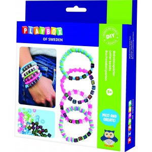 Kit artisanal Perles lettres néon Kit artisanal Perles lettres néon