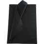 Papier de soie - noir - 50 x 70 cm - 14 g -25 feuilles