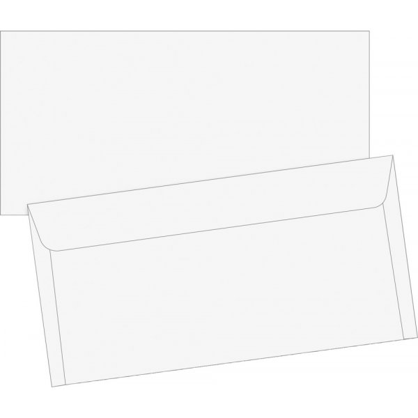 Enveloppes - DL - autocollantes (paquet de 100)