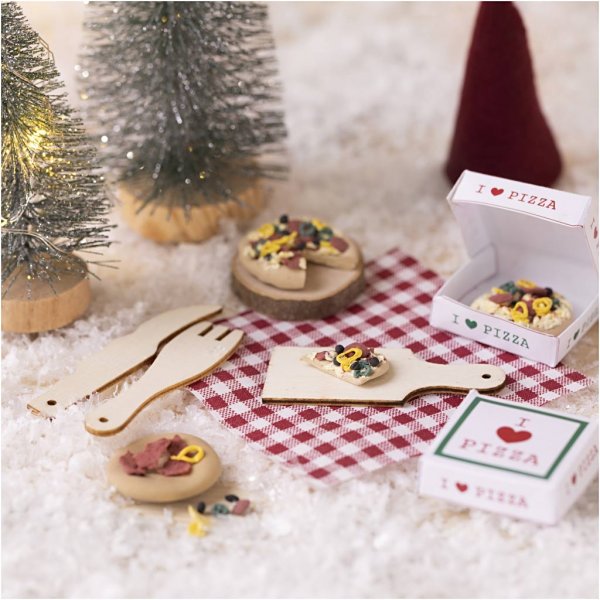 Mini Kit DIY Porte du Père Noël - Pizza Mini Kit DIY Porte du Père Noël - Pizza