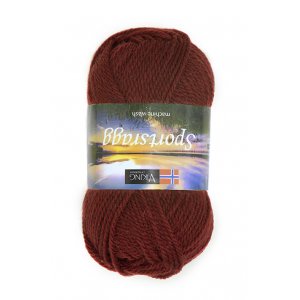 Fil Viking Chiffon de sport 50g - Brun rouge (561) SR Fil Viking Chiffon de sport 50g - Brun rouge (561) SR