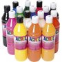 Peinture acrylique - couleurs primaires - 15x500 ml