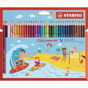 Crayons aquarelle Aquacolor - paquet de 36 Crayons aquarelle Aquacolor - paquet de 36
