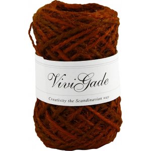 Chanvre naturel - rouge - 30 m Chanvre naturel - rouge - 30 m