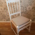 Image client Tissu en lin Margareta - Beige clair (1237/330) Froiss�/Froiss�