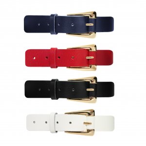 Ceinture en cuir de vachette pour femme