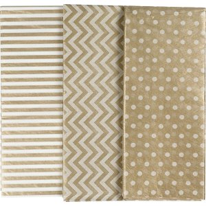 Papier de soie - doré - 50 x 70 cm - 17 g -6 feuilles Papier de soie - doré - 50 x 70 cm - 17 g -6 feuilles