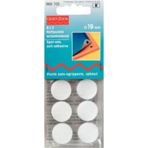 Points adhésifs autocollants blancs 8x2 pcs Points adhésifs autocollants blancs 8x2 pcs
