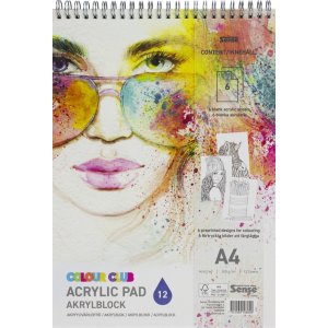 Bloc Acrylique Color Club Fsc® A4 Spirale Bloc Acrylique Color Club Fsc® A4 Spirale