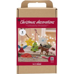 Kit DIY Décorations de Noël - Coloriage Kit DIY Décorations de Noël - Coloriage