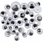 Yeux rouls - cousus - 24 pcs