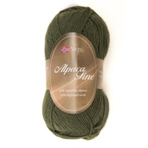Fil Viking Alpaca Fine 50g - Vert (636) Fil Viking Alpaca Fine 50g - Vert (636)