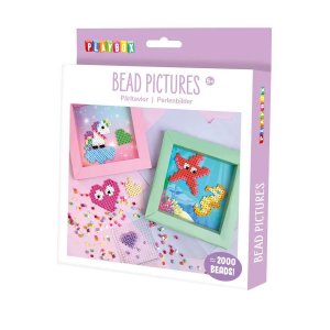 Kit de loisirs cr�atifs avec planches � perles - Kit cr�atif avec pierres de cristal