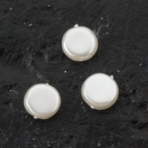 Perles de cire en verre 6 mm Blanc - 24 pcs Perles de cire en verre 6 mm Blanc - 24 pcs
