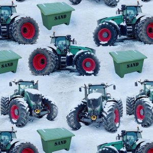 Jersey à motifs 150 cm - Tracteur neige Jersey à motifs 150 cm - Tracteur neige