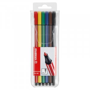 Stylo fibre Pen 68 - paquet de 6 Stylo fibre Pen 68 - paquet de 6