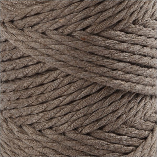 Fil macram - marron clair - 4 mm - 55 m