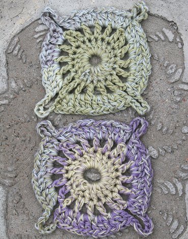 Patron tricot - Plaid en fil triple