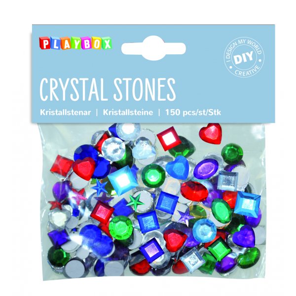 Pierres de cristal autocollantes