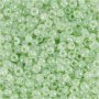 Perles de rocaille - vert tendre - 25 g