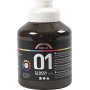 Peinture scolaire - Acrylique - marron - brillante - 500 ml