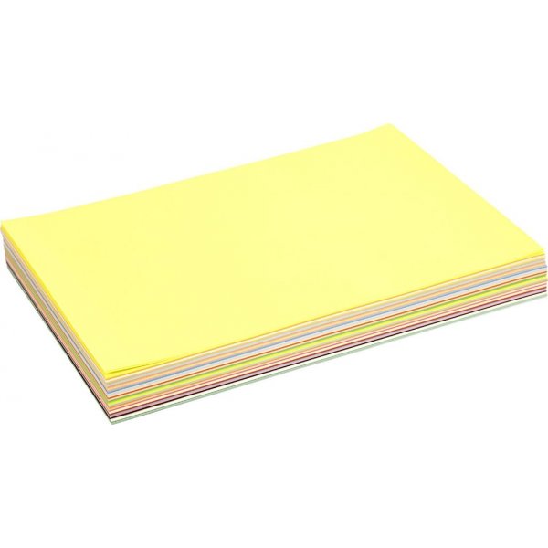 Papier cratif - couleurs mlanges - A4 - 280 pcs