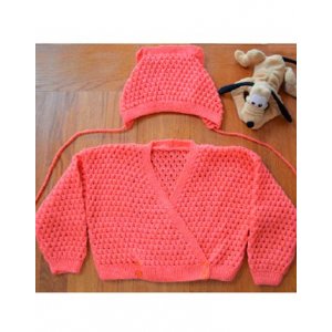 Patron tricot - Cardigan et bonnet enfant Patron tricot - Cardigan et bonnet enfant