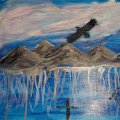 Image client Bloc de peinture acrylique 400 g 40x40 cm