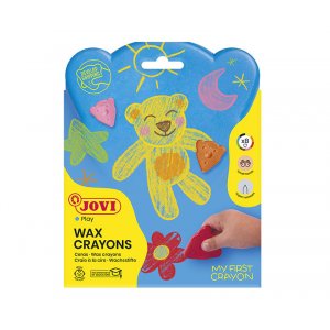 Le crayon de cire - Jovi - 8 crayons de cire en forme d'ours couleurs standards Le crayon de cire - Jovi - 8 crayons de cire en forme d'ours couleurs standards
