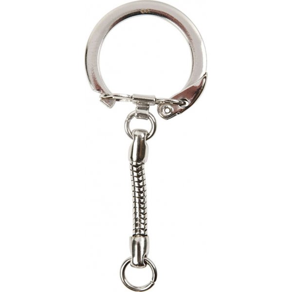 Porte-cls avec chane - 5 pcs