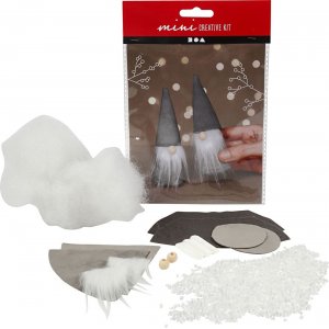Mini Kit DIY - gris - Père Noël Scandinave Mini Kit DIY - gris - Père Noël Scandinave