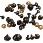 Yeux en peluche et ours en peluche - 130 pcs
