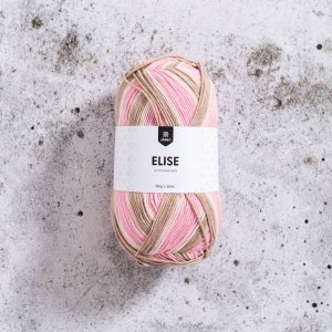 Elise 100g - Imprimé Rose/Beige Elise 100g - Imprimé Rose/Beige