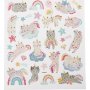 Autocollants - chats licornes