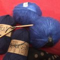 Image client Fil DROPS Alpaca Uni Color - 50g - Bleu marine (5575)