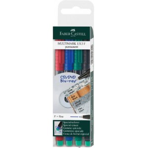 Marqueur permanent Multimarker F - 4 couleurs Marqueur permanent Multimarker F - 4 couleurs