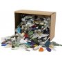 Mosaque de verre - couleurs mlanges - Le contenu peut varier - 8-20 mm - 2 kg
