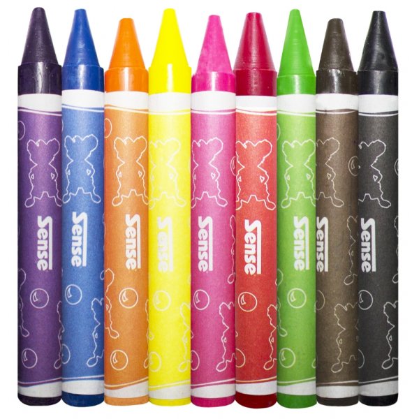 Crayons Sense Jumbo - 9 crayons Crayons Sense Jumbo - 9 crayons