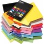 Carton color - couleurs mlanges - A4 - 100 g - feuille 16x10
