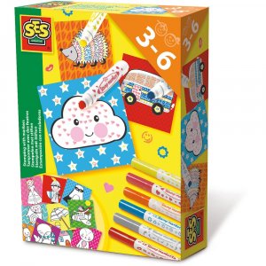 Crayons de couleur avec tampon Crayons de couleur avec tampon