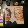 Image client Film autocollant Photo Pearls® 15 x 15 cm - paquet de 8. double face