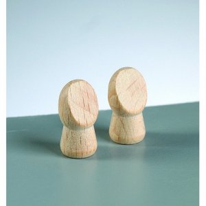 Aiguilles en bois L 24 x 12 mm - paquet de 30 - trou de perçage 6 mm non traité Aiguilles en bois L 24 x 12 mm - paquet de 30 - trou de perçage 6 mm non traité