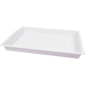Plateau en plastique 40,5 x 30,5 x 4 cm blanc, 4 pcs. Plateau en plastique 40,5 x 30,5 x 4 cm blanc, 4 pcs.