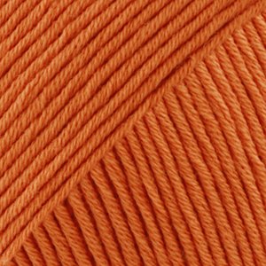 Fil DROPS Safran Uni Color - 50g - Orange (28) Fil DROPS Safran Uni Color - 50g - Orange (28)