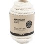 Cordon macram - blanc cass - 300 g