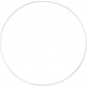 Anneau en métal - blanc - Ø15 cm - 10 pcs Anneau en métal - blanc - Ø15 cm - 10 pcs